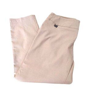 Lisette L Beige Womens Size 12 Stretch Office Pants Rayon Blend Made In Canada